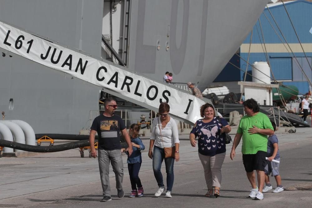 Jornada de puertas abiertas en el buque Juan Carlo