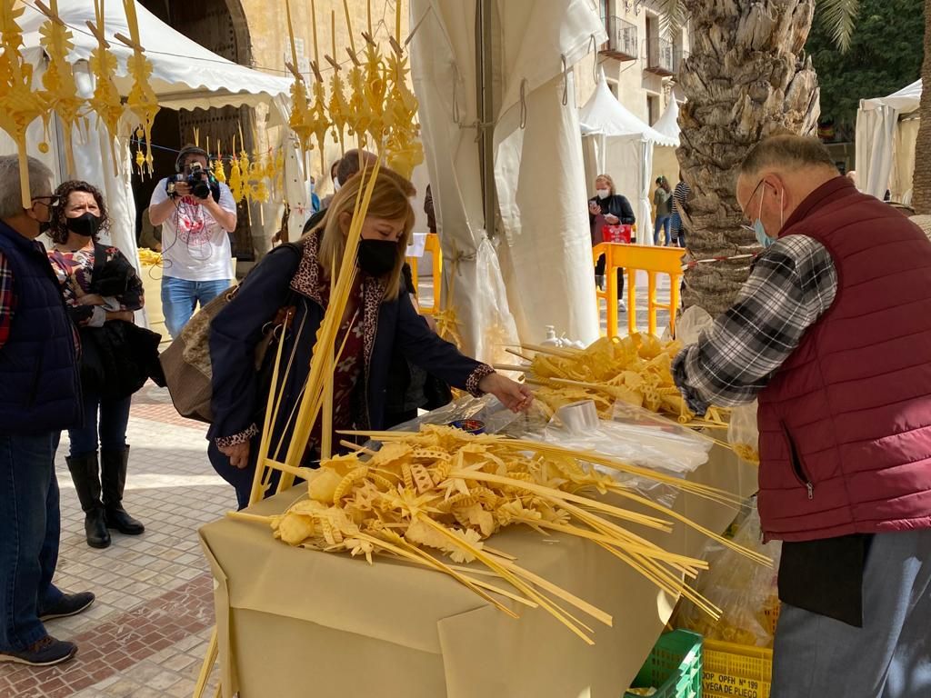 Este es el ambiente en el mercado de la Palma Blanca