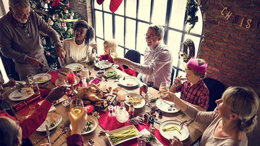 Las comidas navideñas suelen dar lugar a desencuentros familiares