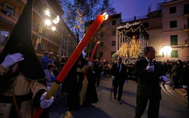 Prozession am Gründonnerstag in Palma