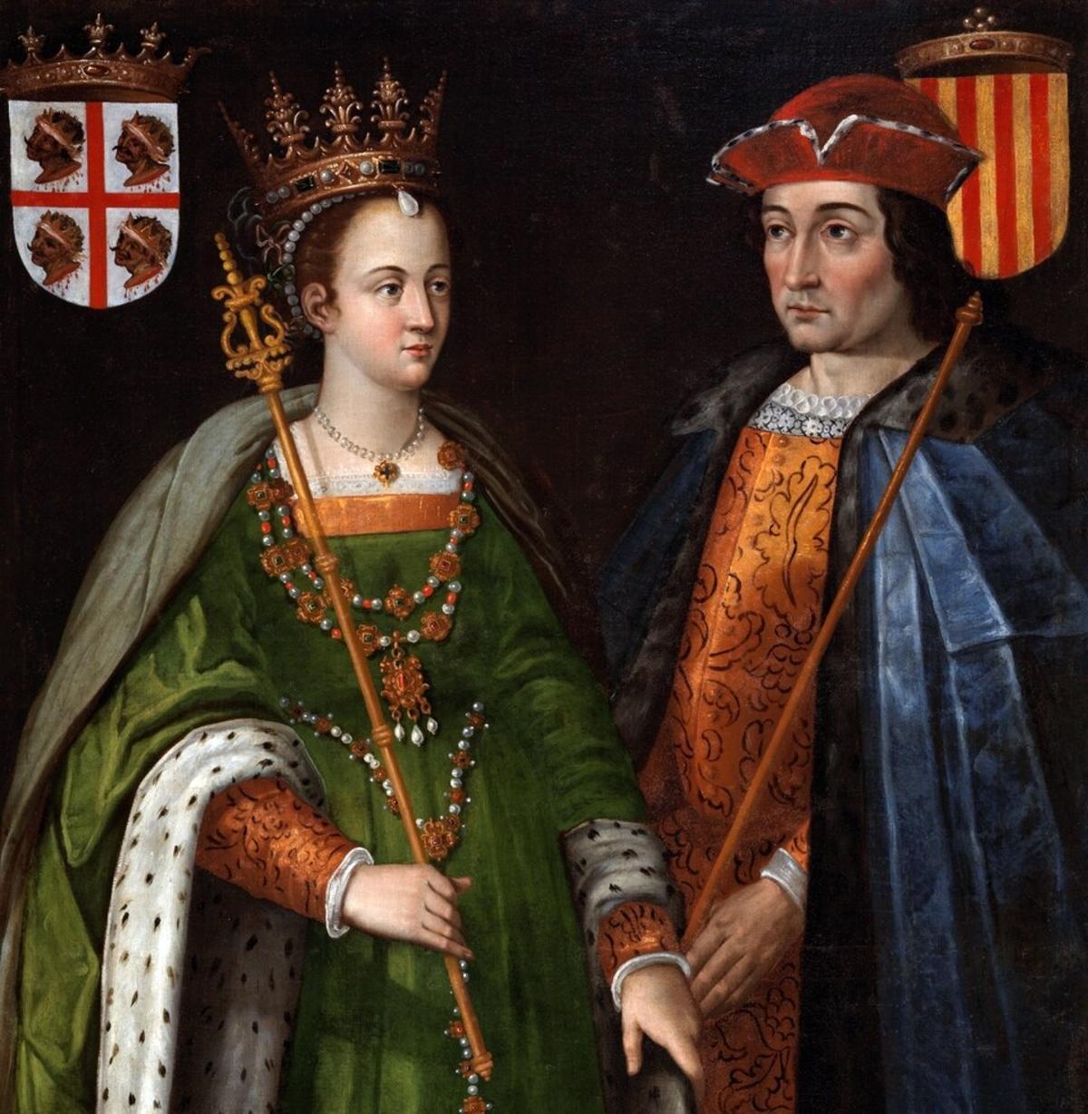 'Retrato de Petronila Ramírez y Ramón Berenguer IV'.