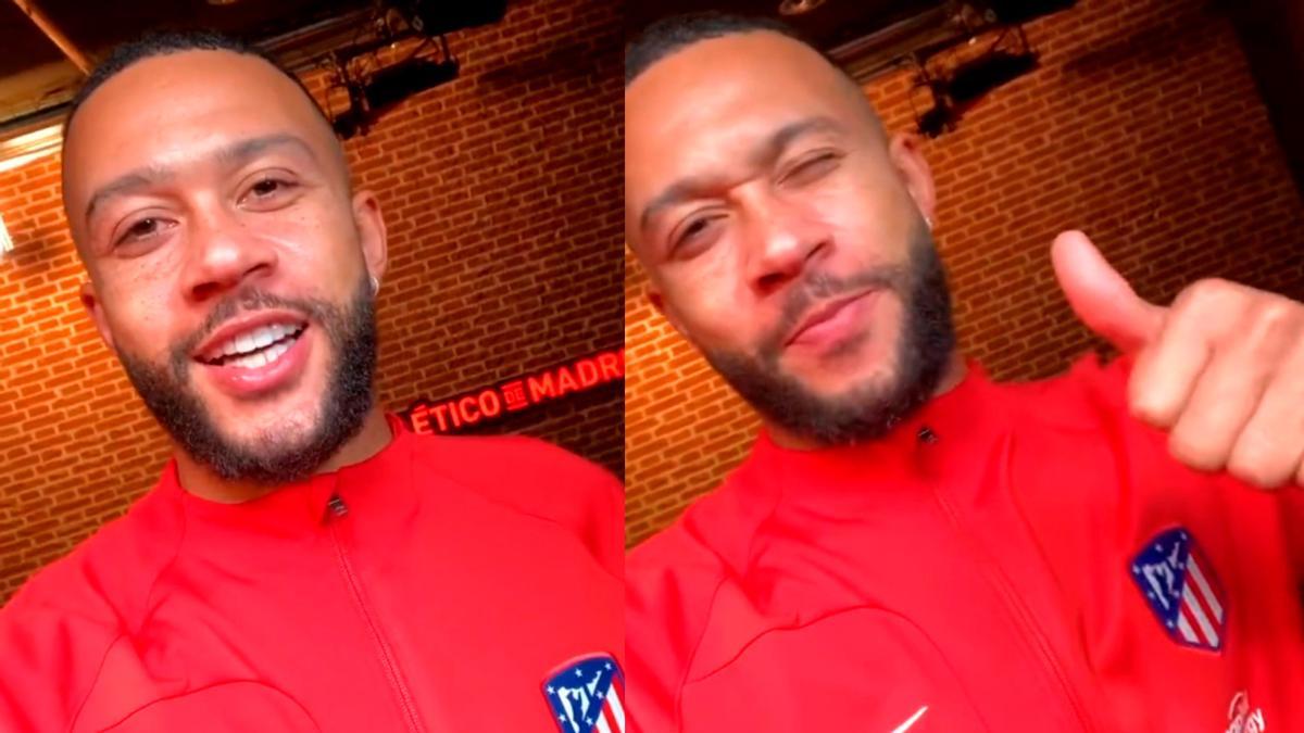 ¡Las primeras palabras de Memphis como jugador del Atlético de Madrid!