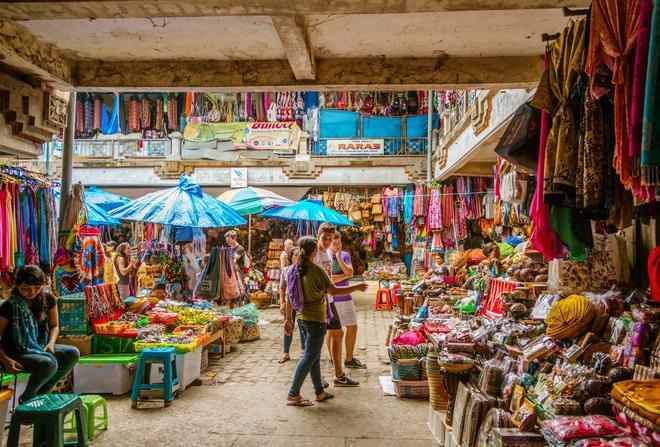 Mercadillo de Ubud, Bali, Indonesia