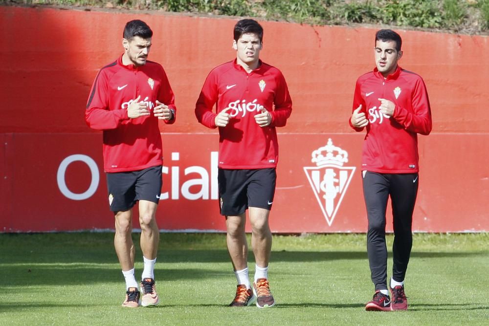 Entrenamiento del Sporting