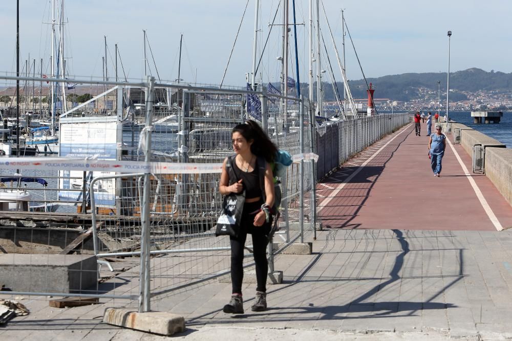 El paseo hundido, dos meses después del siniestro // Marta G. Brea