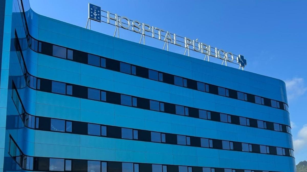 Fachada do Hospital Público de Vigo Álvaro Cunqueiro.