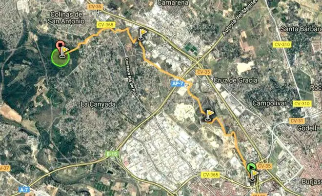 Trincheras de la Vallesa