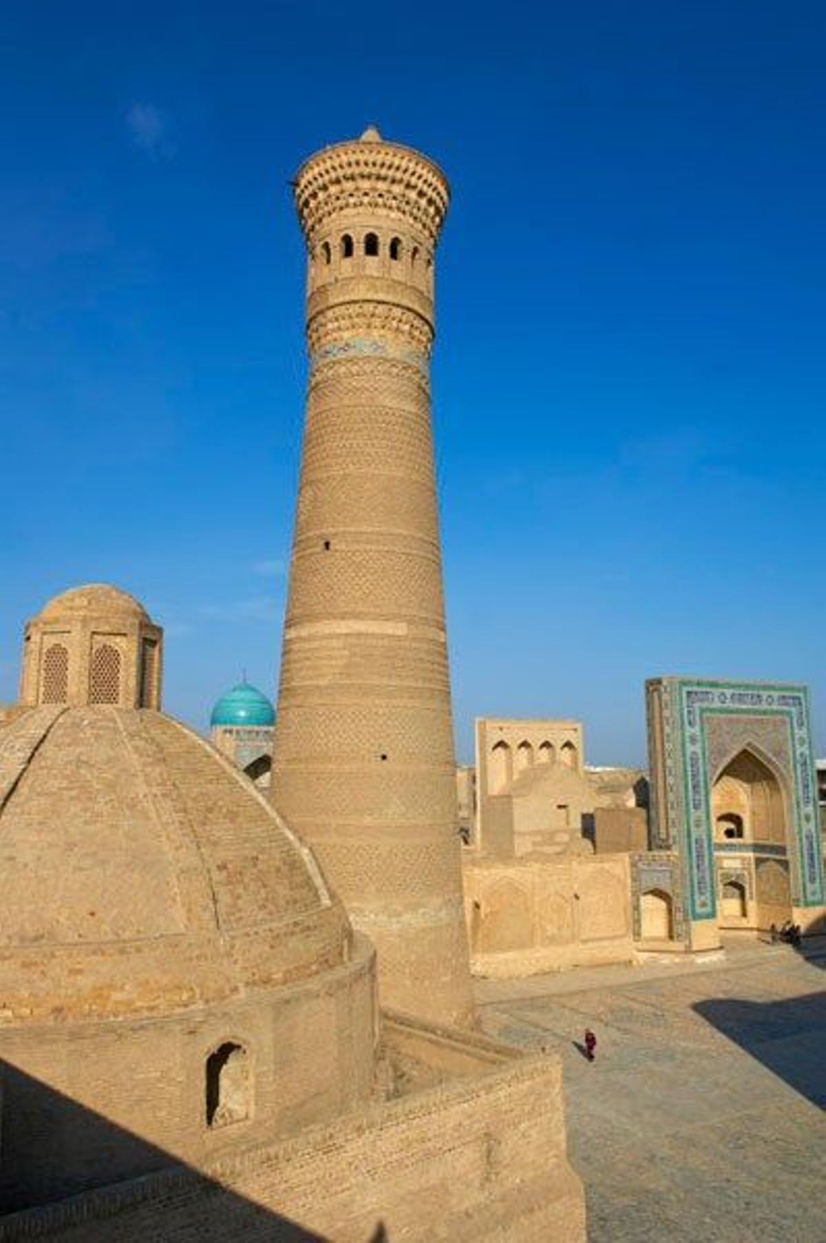 Detalle de la mezquita Kalon de Bukhara.