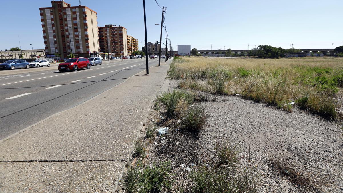 La avenida Cataluña de Zaragoza.