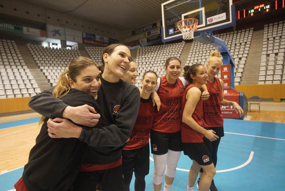 «Media Day» de l'Spar Citylift Girona abans de la Copa de la Reina