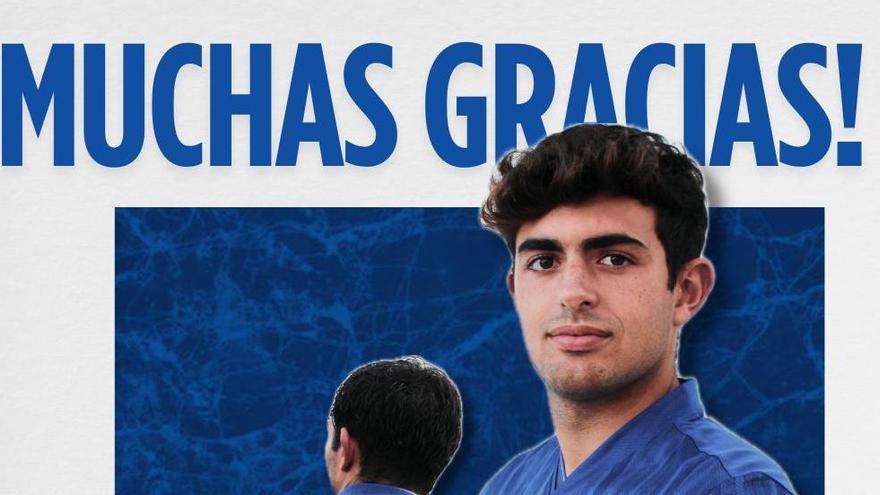 Infografía con el adiós de Luismi del CD Villaralbo.