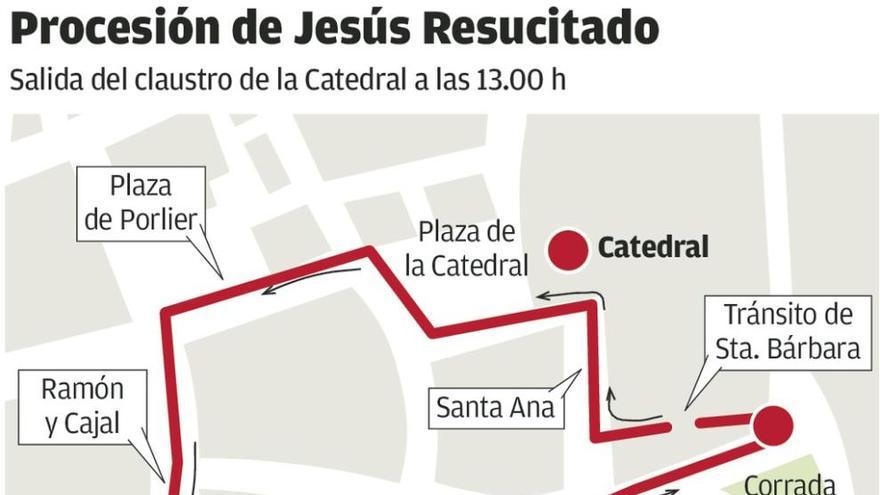 Misa y procesión de Jesús Resucitado