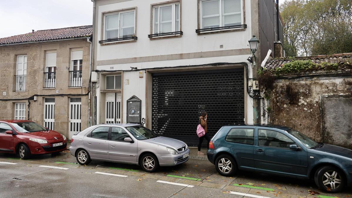 Sala Malatesta en la rúa de San Lourenzo en Santiago