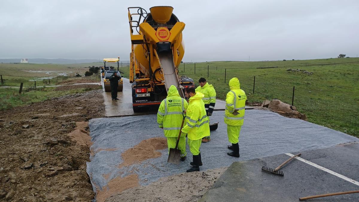 Fotogalería | La carretera del socavón entre Ibahernando y Trujillo se abre este jueves al tráfico