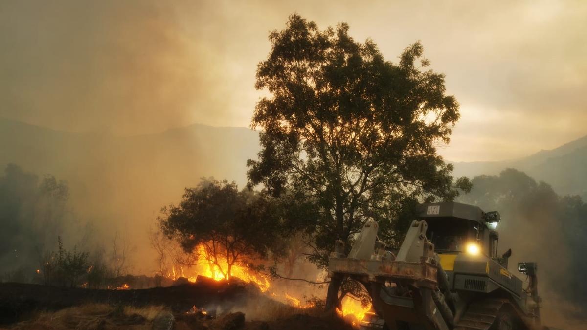 Incendio a Navalacruz