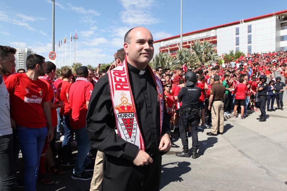 Ambiente en Nueva Condomina antes del partido