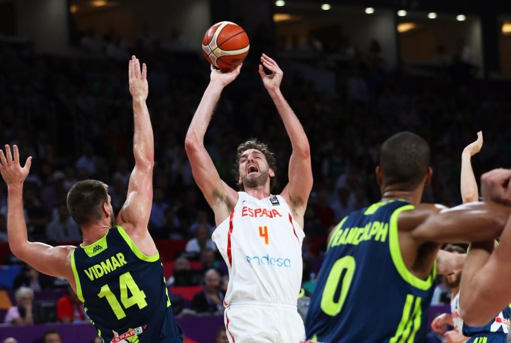 Semifinales del Eurobasket: España - Eslovenia