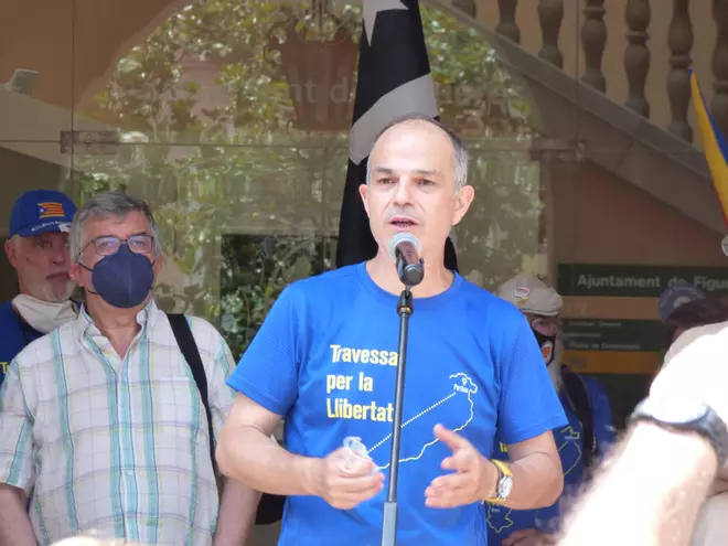 La Travessa de la Llibertat de Jordi Turull visita la ciutat de Figueres