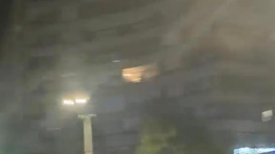 Video | Badajoz festeja en la Plaza de Conquistadores la clasificación de España para la final