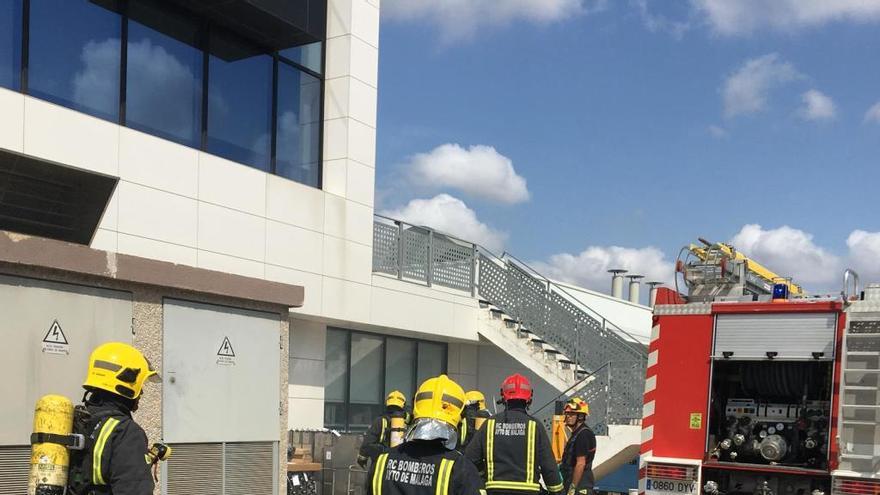 Actuación de los bomberos.