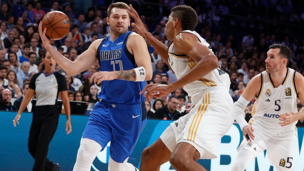 Luka Doncic y 'sus' Mavericks visitaron al Real Madrid la pasada pretemporada