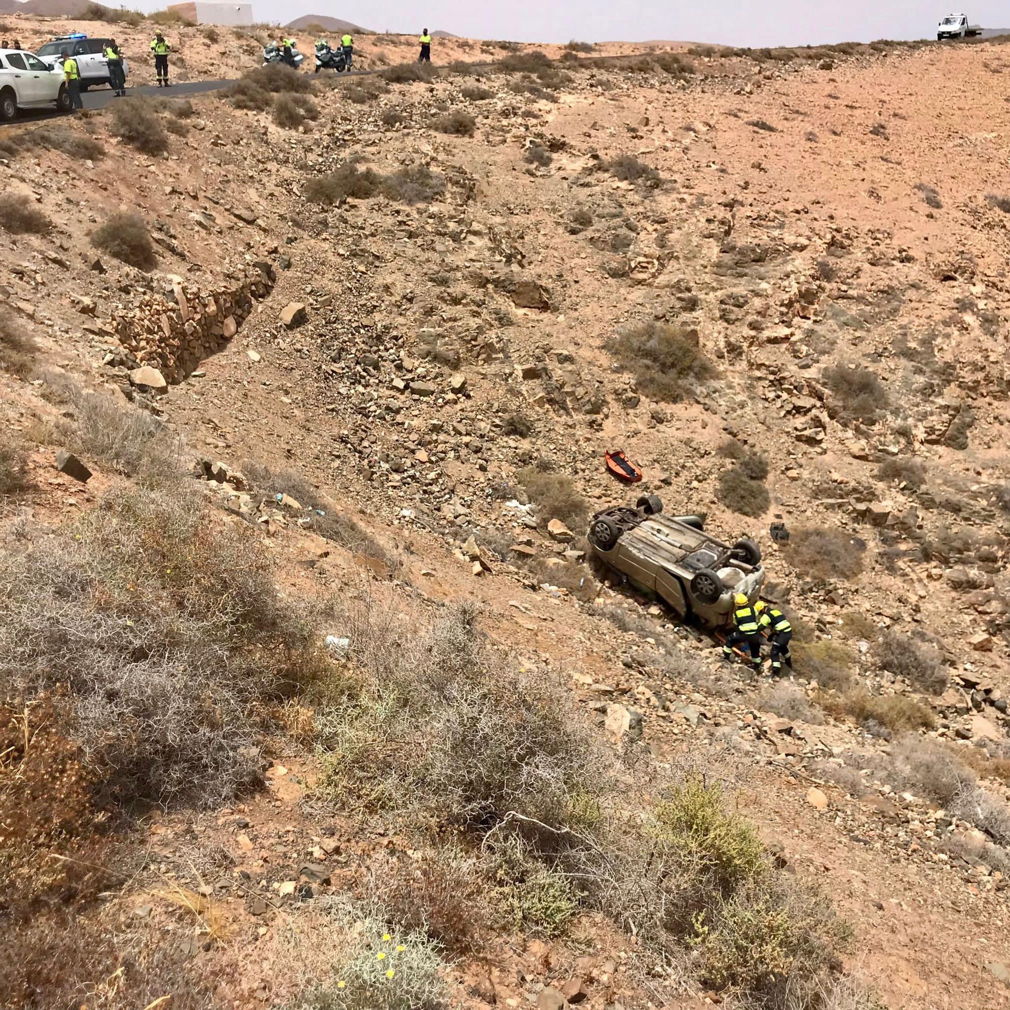 Accidente de tráfico en Fuerteventura