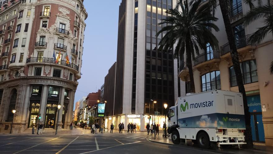 Movistar detecta un aumento del 19% en el tráfico de datos en Fallas