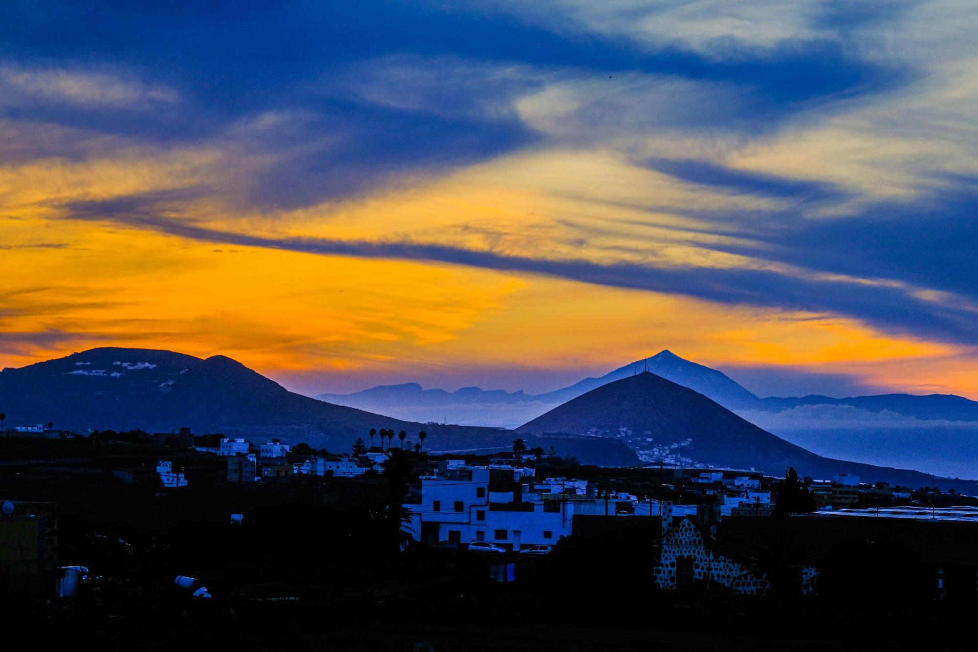 Atardecer desde Arucas (23/01/2022)