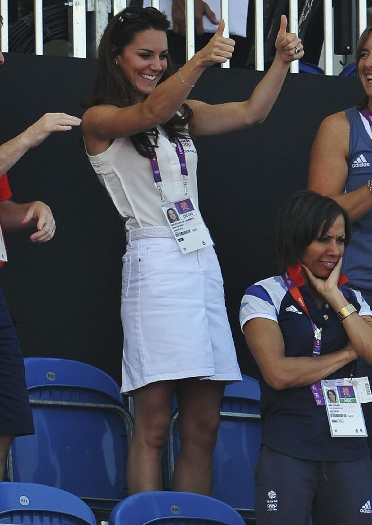 Kate Middleton, en los juegos olímpicos con falda de Zara