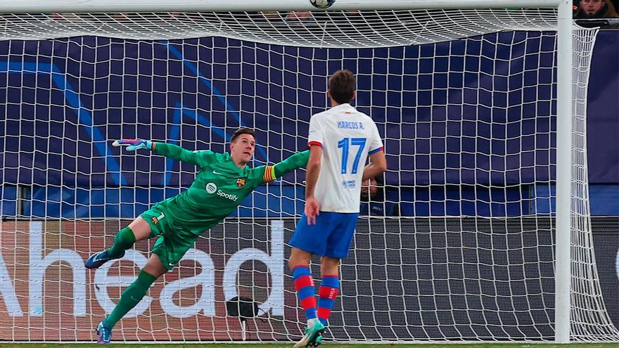 Shakhtar - FC Barcelona: Las paradas de Ter Stegen