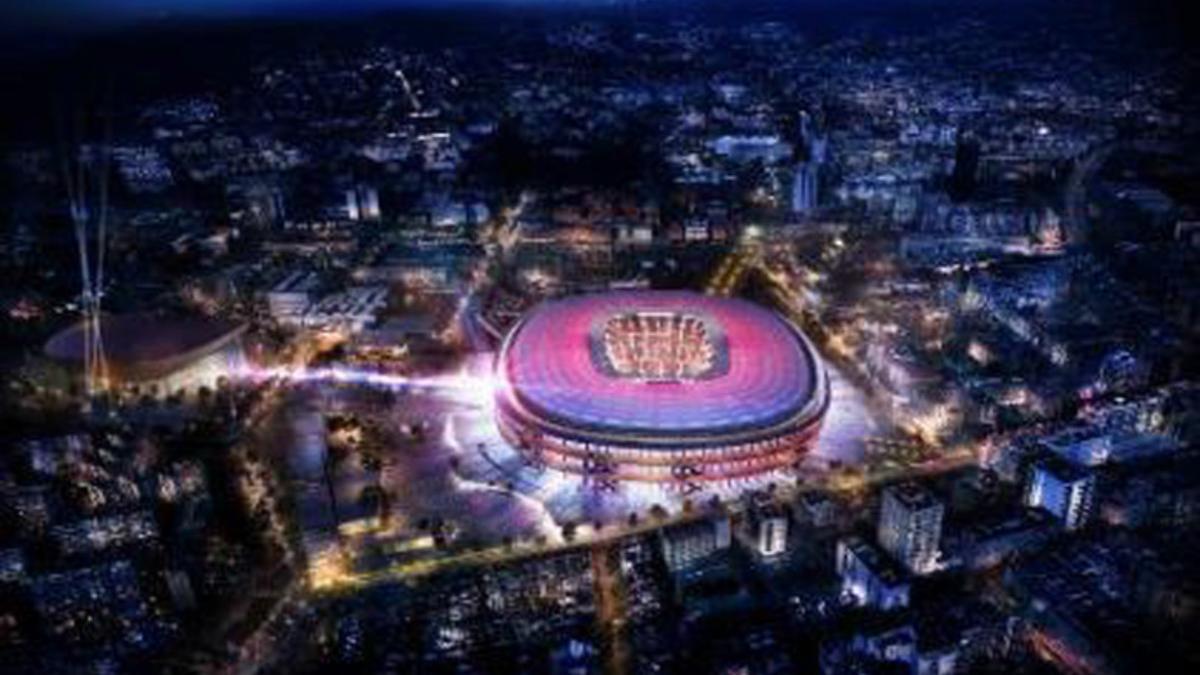 Imagen virtual del nuevo Camp Nou