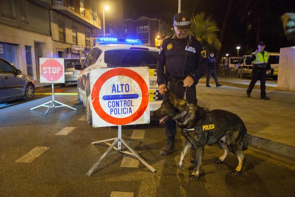 Controles de drogas en Elche