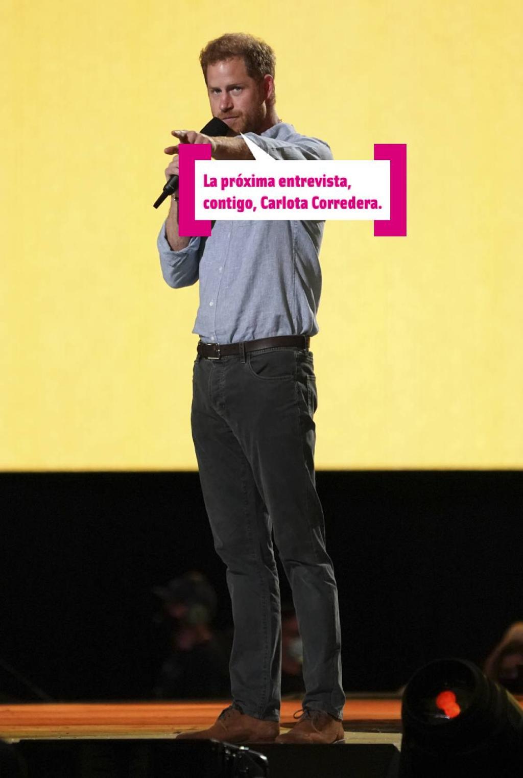 El príncipe Harry le promete entrevista a Carlota Corredera