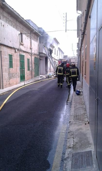 Incendio en una casa de Muro