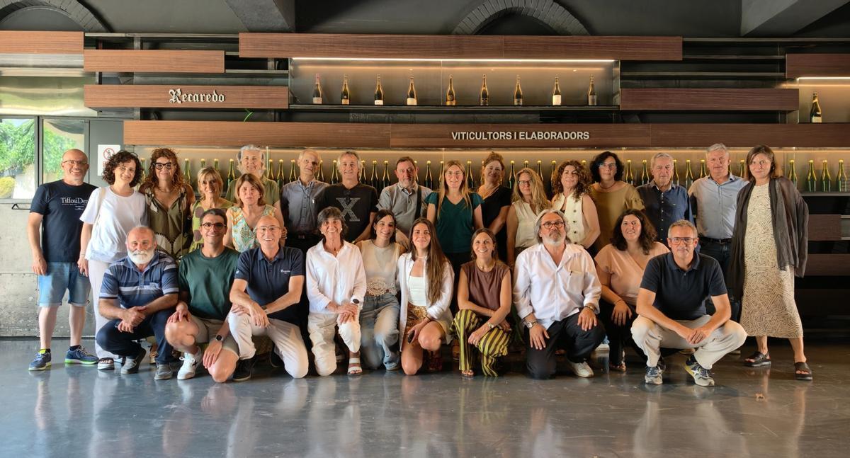 Els comerciants en la última visita, feta a Sant Sadurní d'Anoia