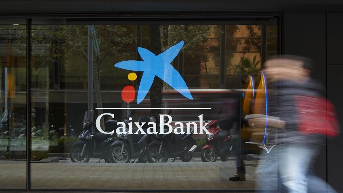 Sucursal de Caixabank en Catalunya.