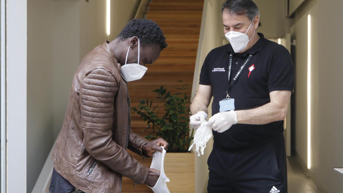 Pione Sisto, pasando la prueba de coronavirus // Alba Villar