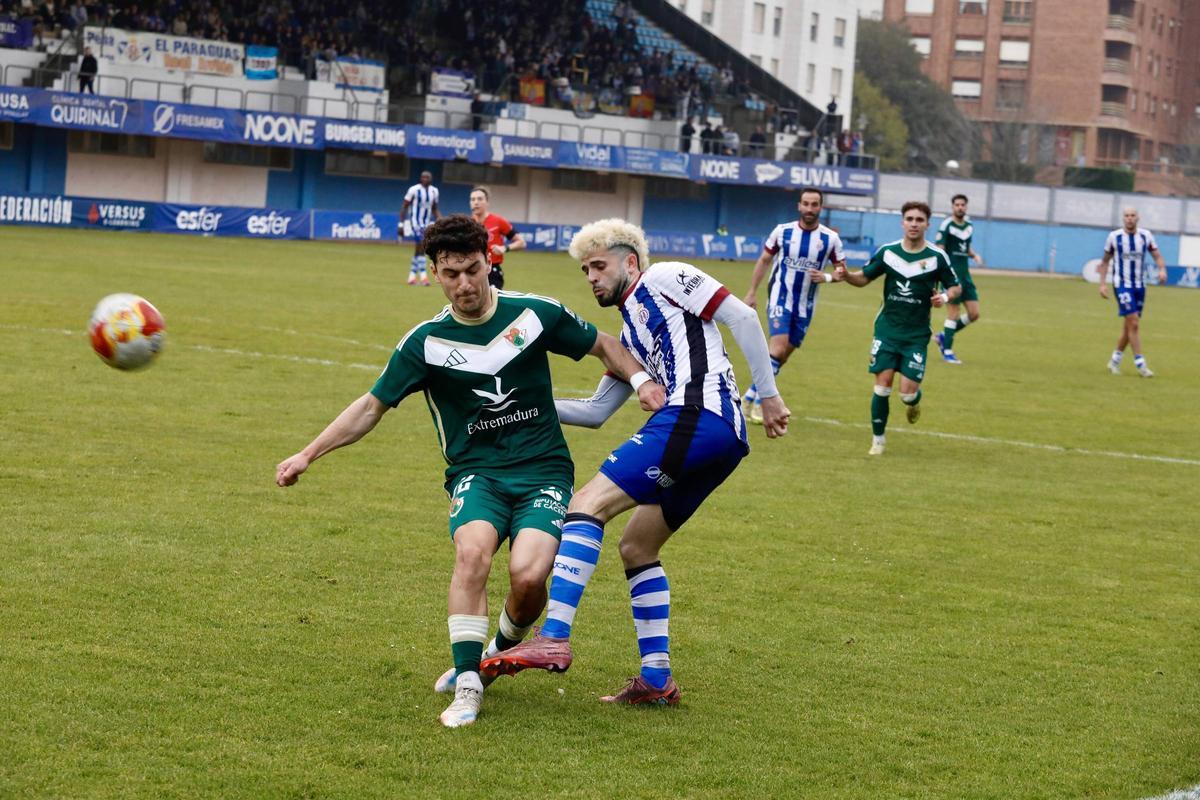 Una jugada del partido