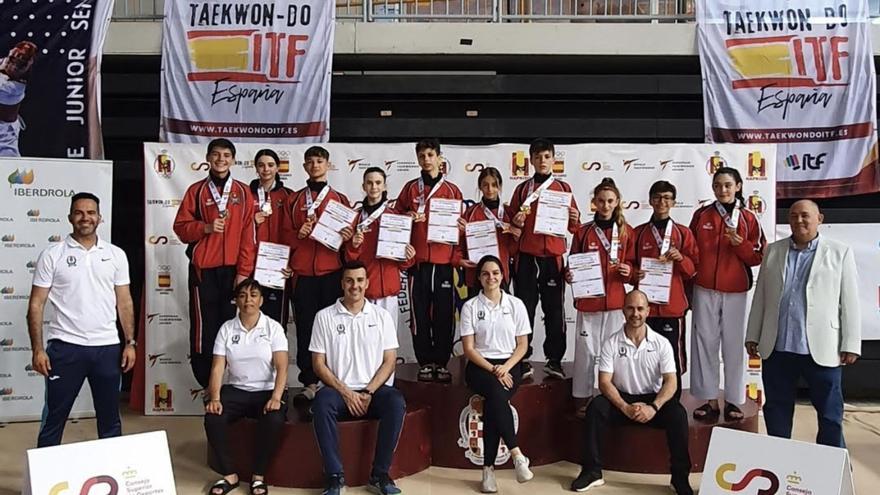 Campeonato de España Docena de medallas para los luchadores baleares