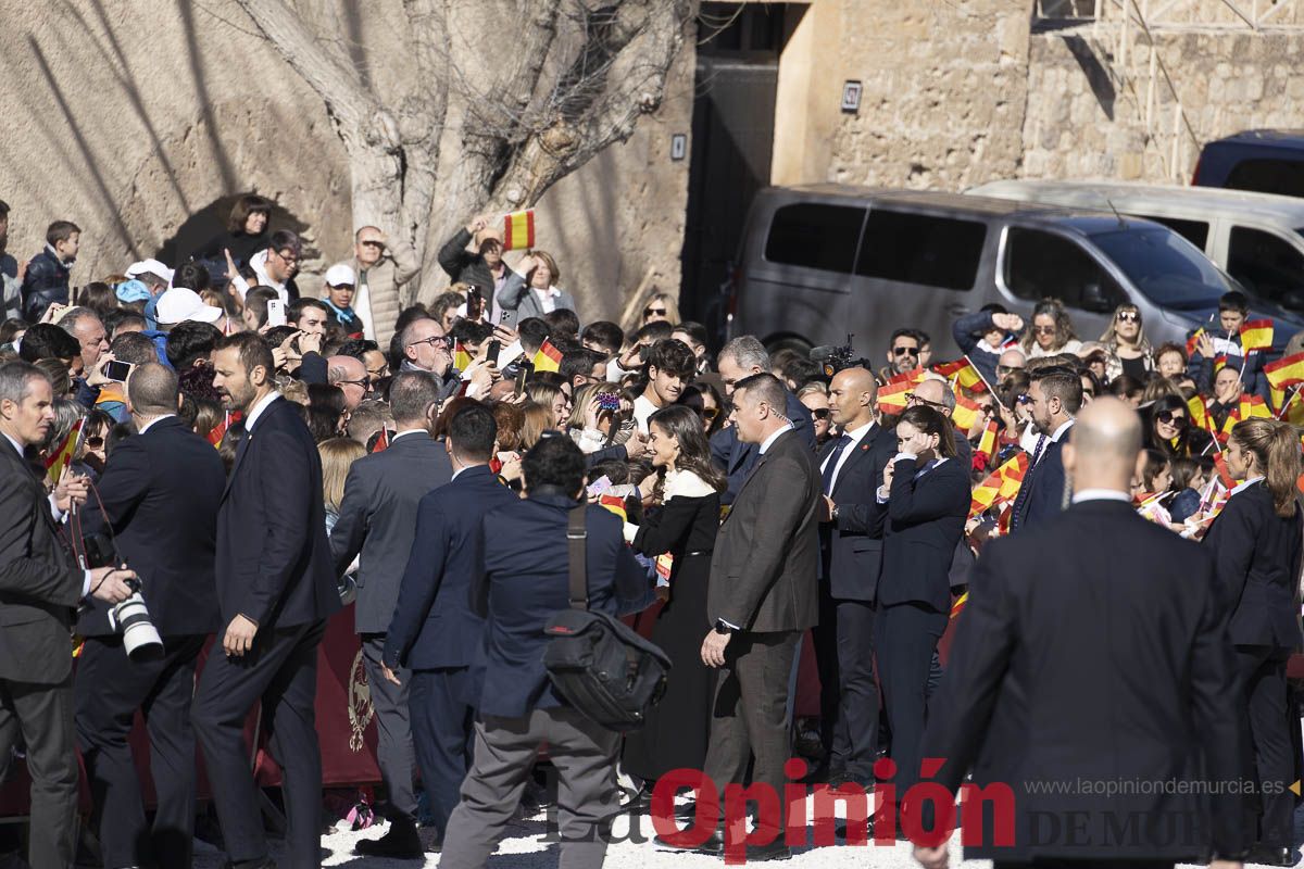 Visita de los reyes de España a Caravaca (explanada de la Basílica)