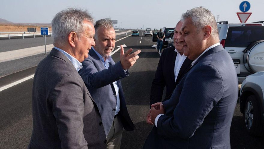 El Gobierno abre al tráfico un tramo de cinco kilómetros desde La Caldereta