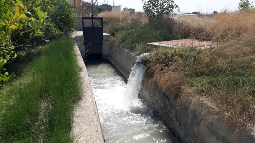 Uno de los pozos puesto en la acequia Zaraíche