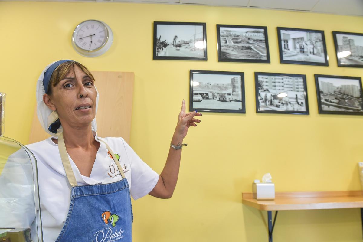 Jacinta García, vecina de Cruz de Piedra de toda la vida.