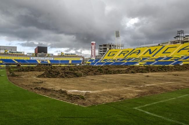 PREPARANDO EL CESPED PARA LA PROXIMA TEMPORADA