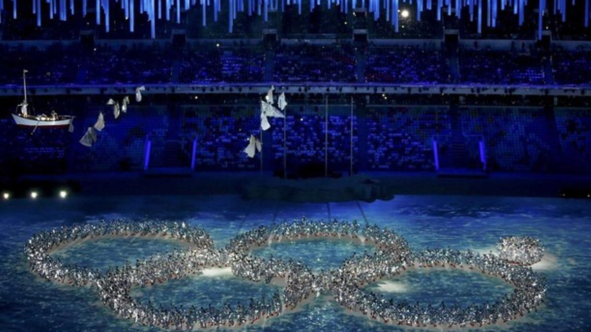 Ceremonia de clausura de los Juegos Olímpicos de Invierno de Sochi 2014.