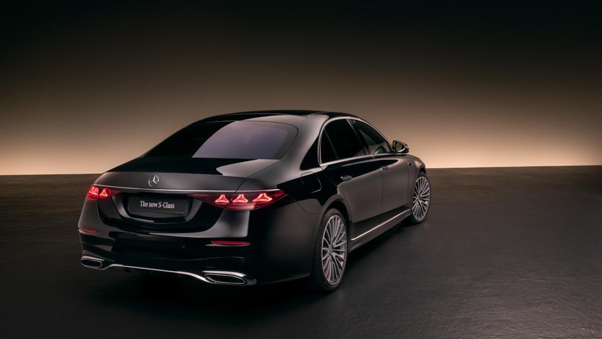 Vista trasera del Mercedes Benz Clase S 2026