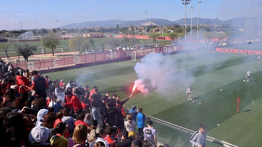 Real Mallorca: Abschlusstraining vor dem Pokalfinale.