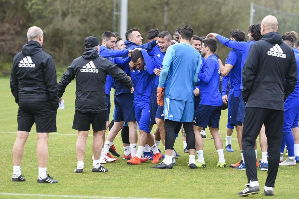 Entrenamiento del Real Oviedo