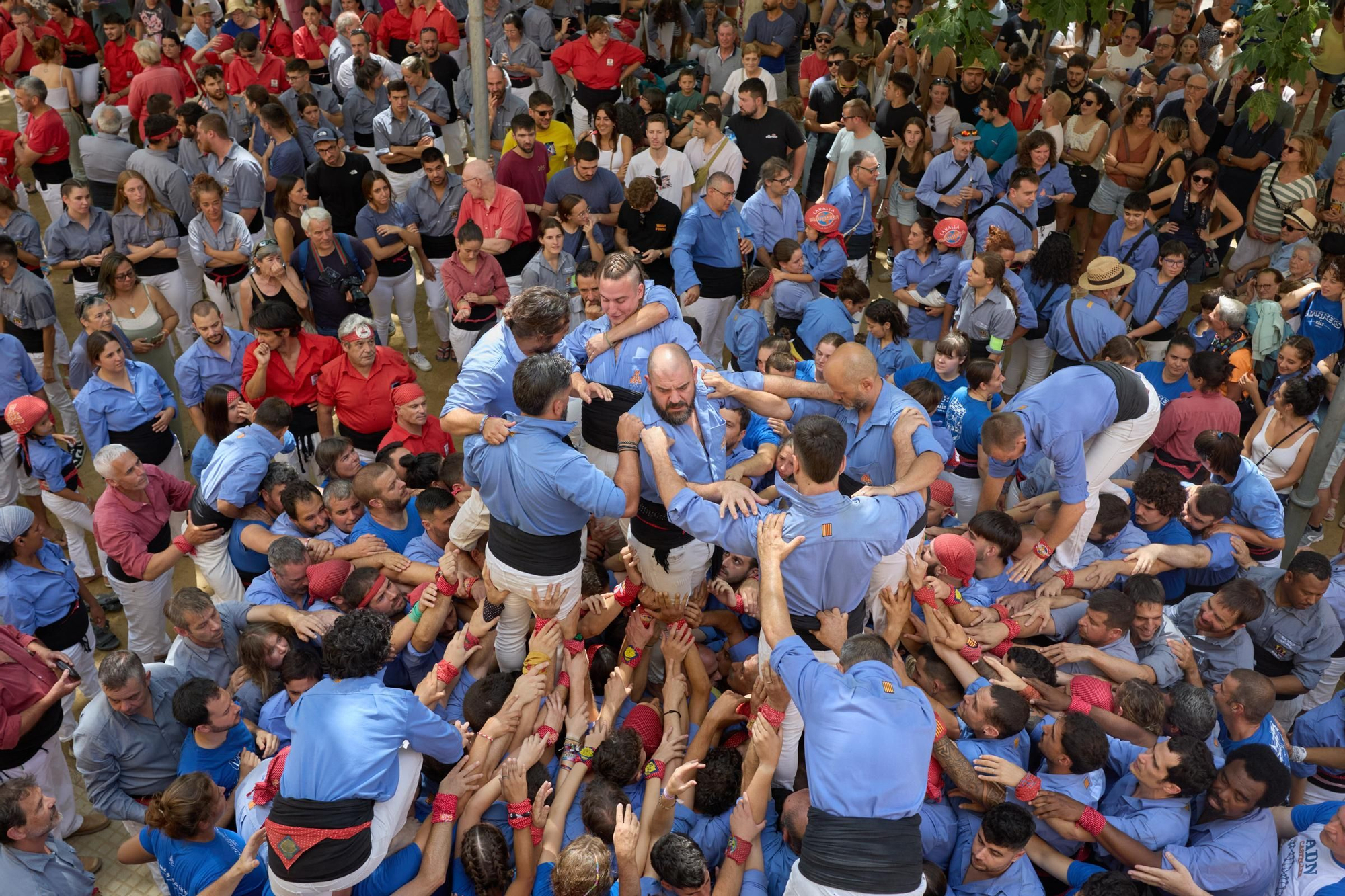 Festa Major de Salt: orgull Marrec a la diada castellera