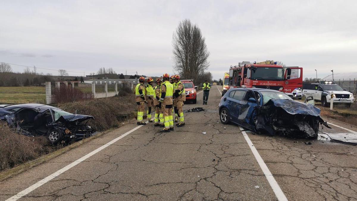 El lugar del accidente
